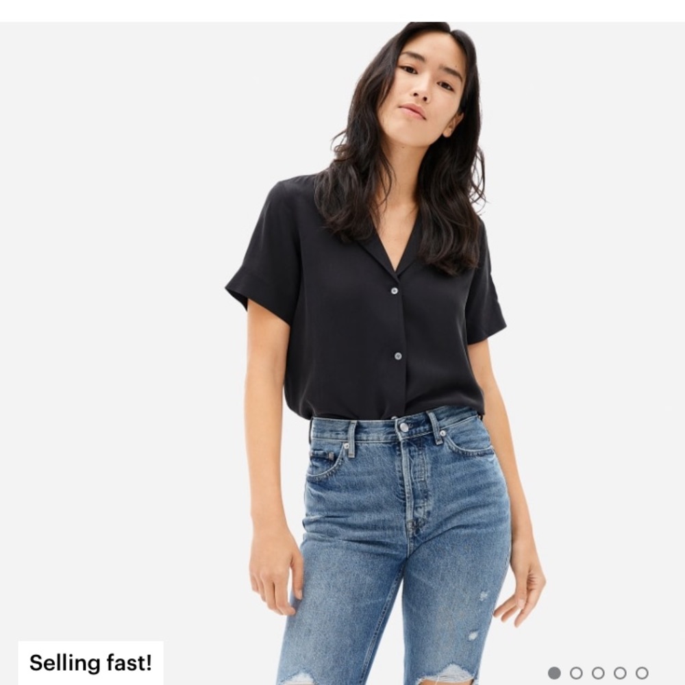 Everlane Silk Notch T-shirt